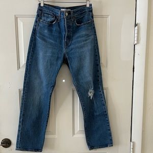 Levi’s wedgie straight jeans